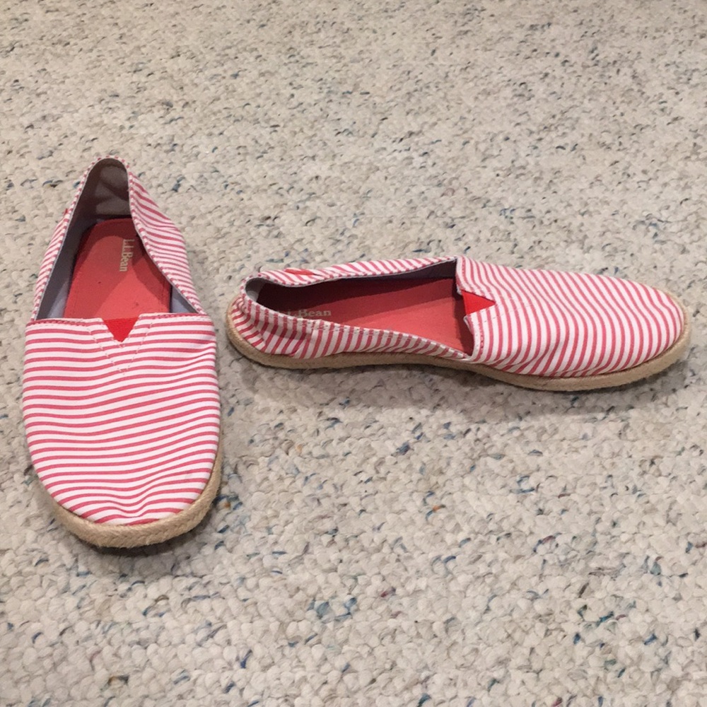 Striped L.L. Bean slides